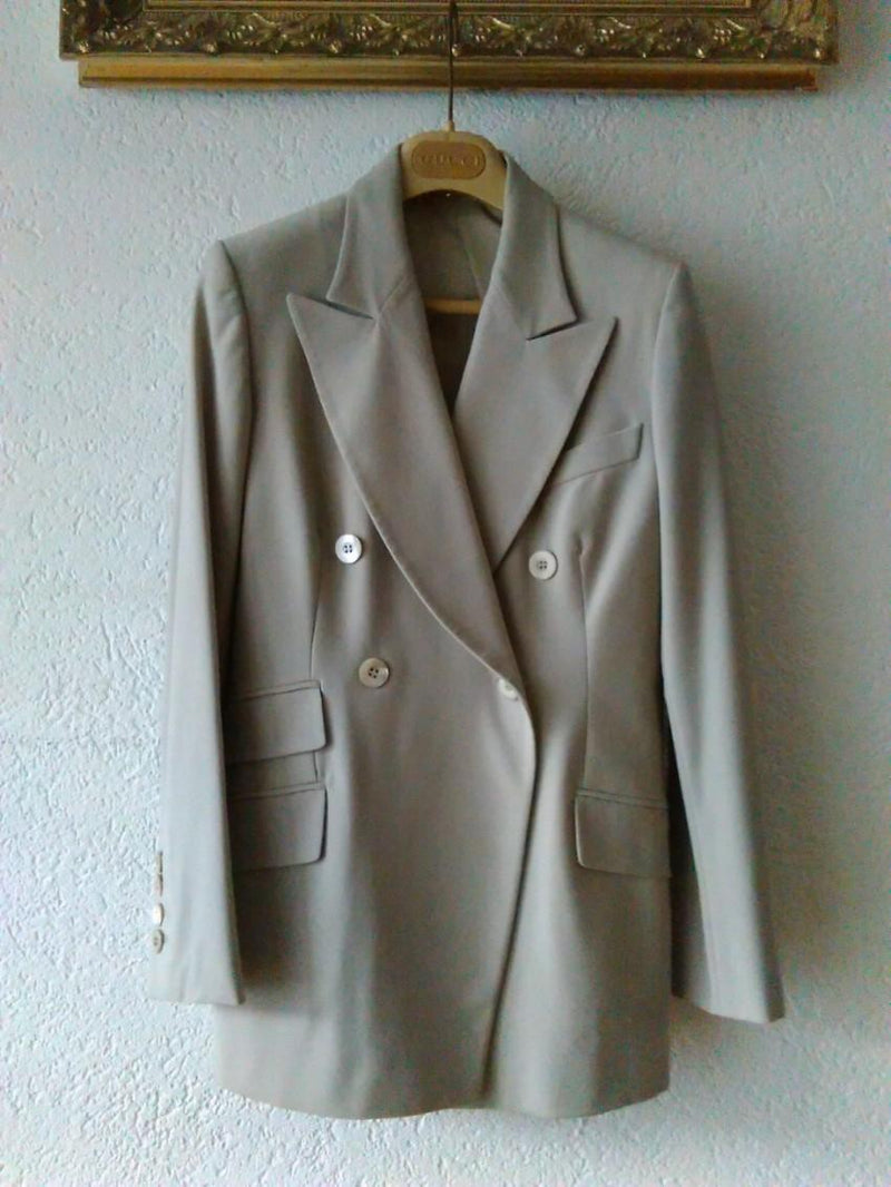 Gucci Double Breasted Longline Suit