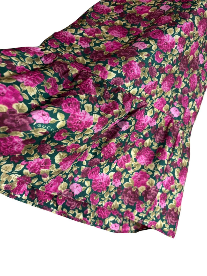 Gucci Floral Silk Trousers