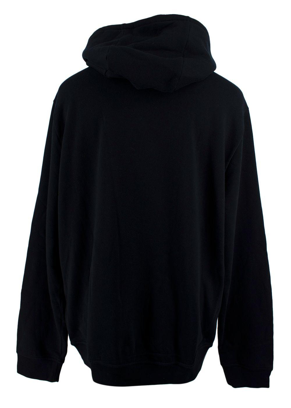 Hermes Dark Navy Hoodie with Leather Detail