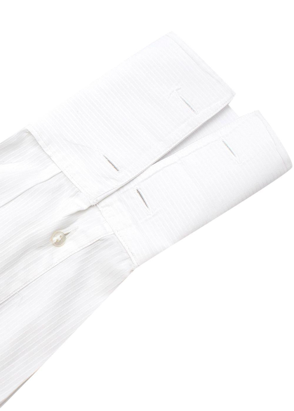 White Striped Shirt