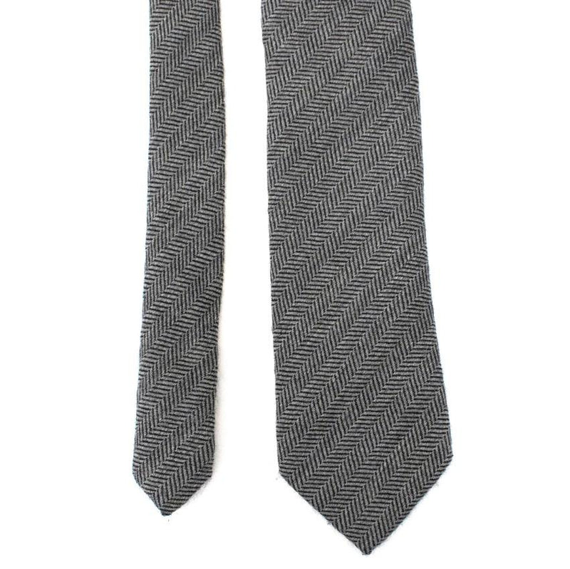 Hackett of London Grey Wool Tie