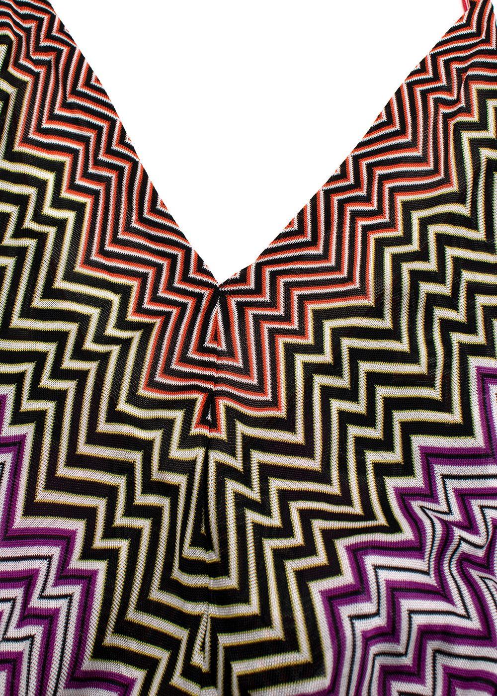 Missoni Mare Multicoloured Halterneck Split Leg Jumpsuit