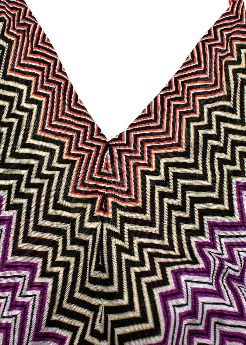 Missoni Mare Multicoloured Halterneck Split Leg Jumpsuit