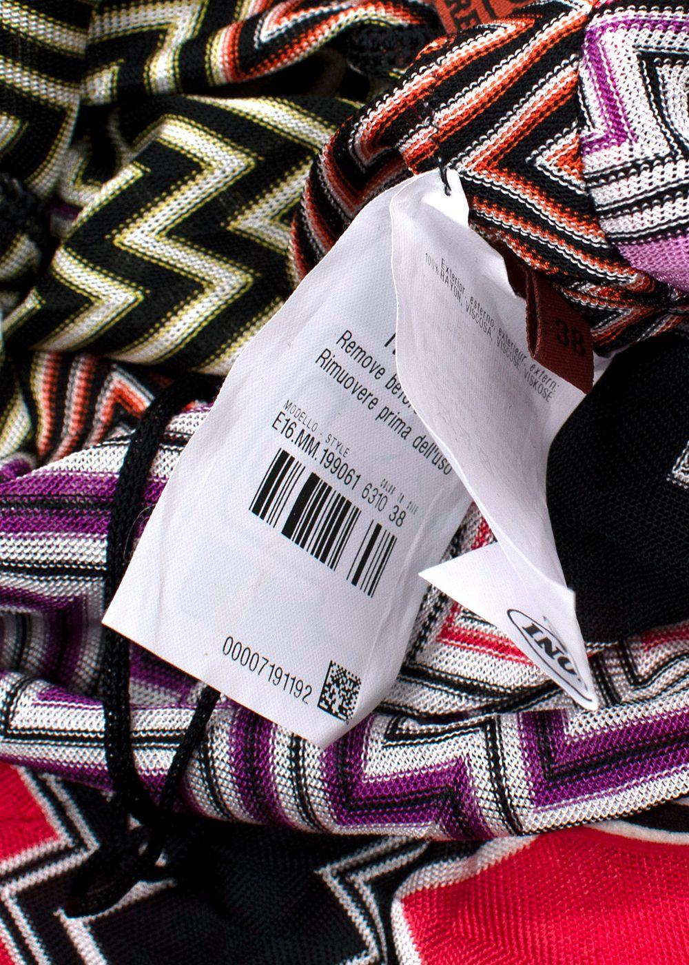 Missoni Mare Multicoloured Halterneck Split Leg Jumpsuit