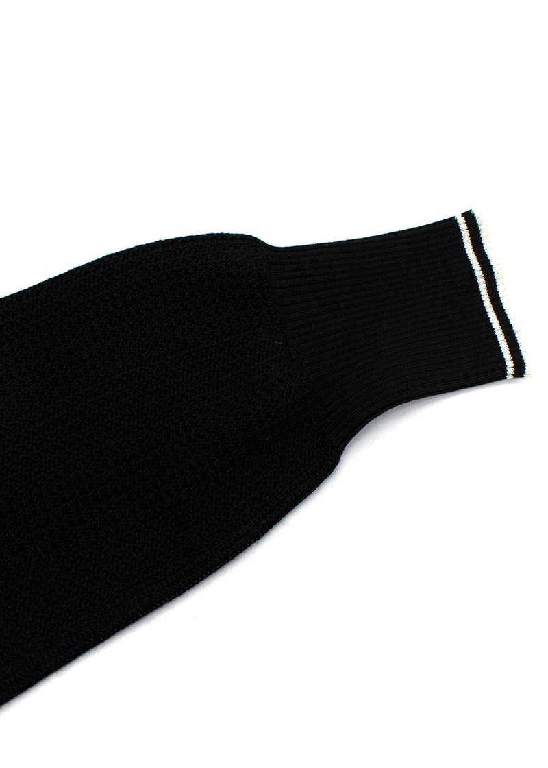Tom Ford Black Silk & Cotton Knitted Jumper