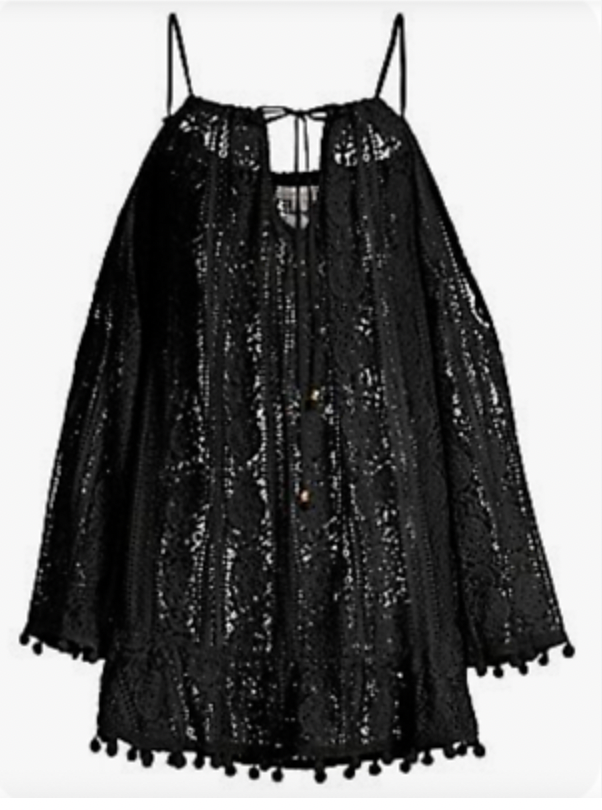 Cara Lace Coverup Mini Dress