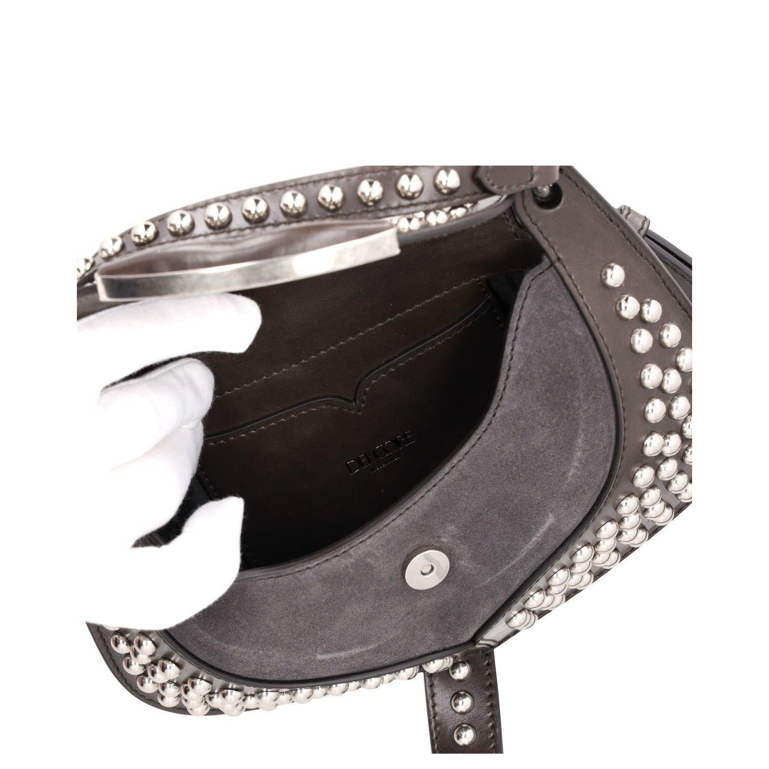Del Core Studded Handbag Leather