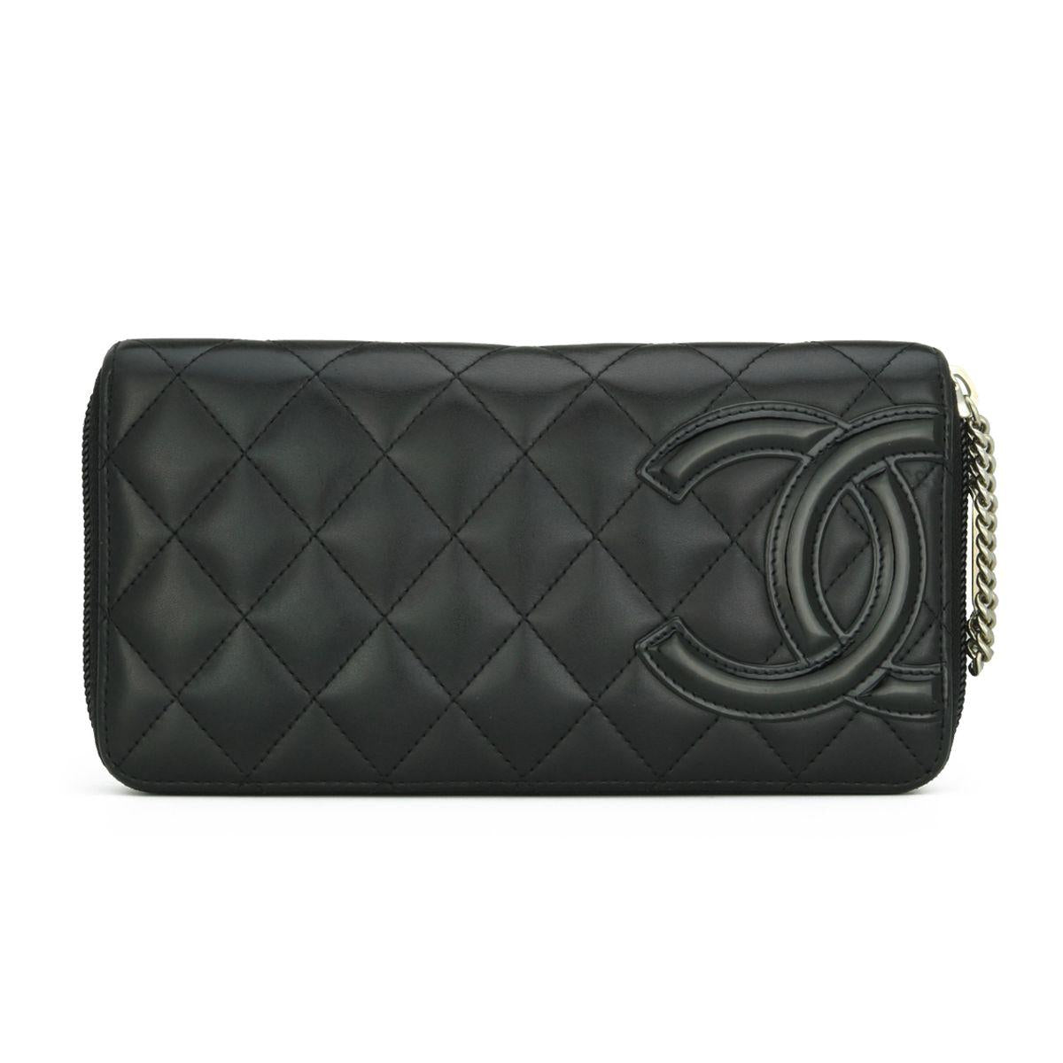 Chanel Cambon Zip-around Wallet