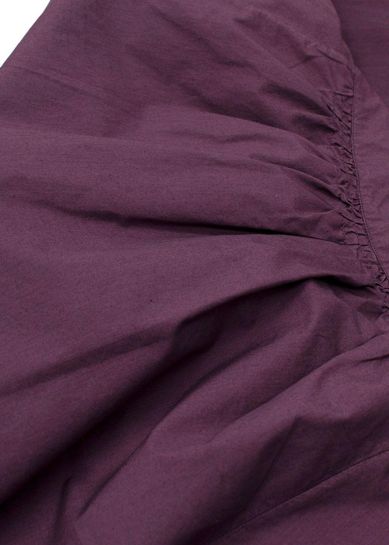 Marni Plum Cotton Blouse