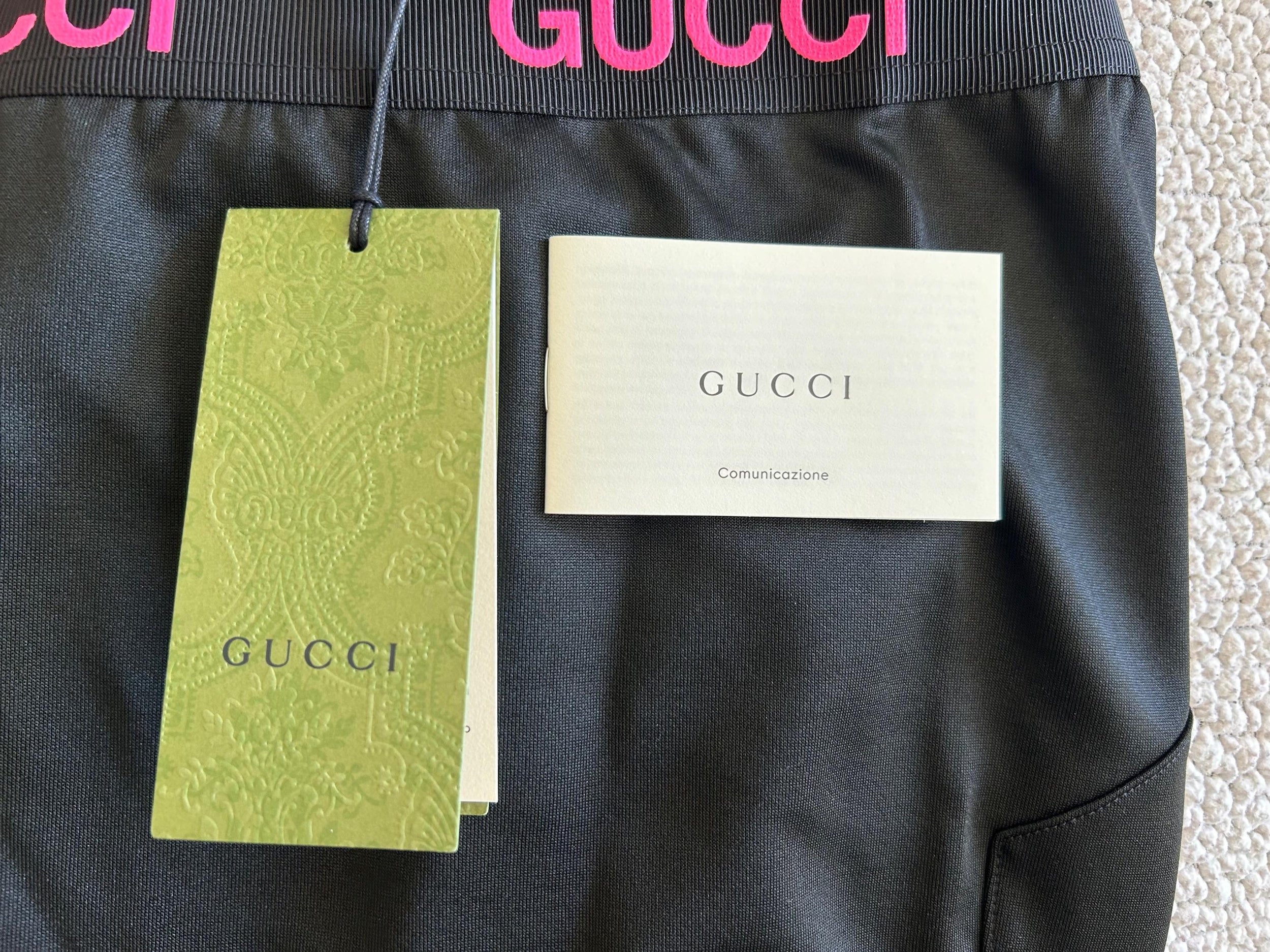 Gucci Black Technical Jersey Cycling Shorts