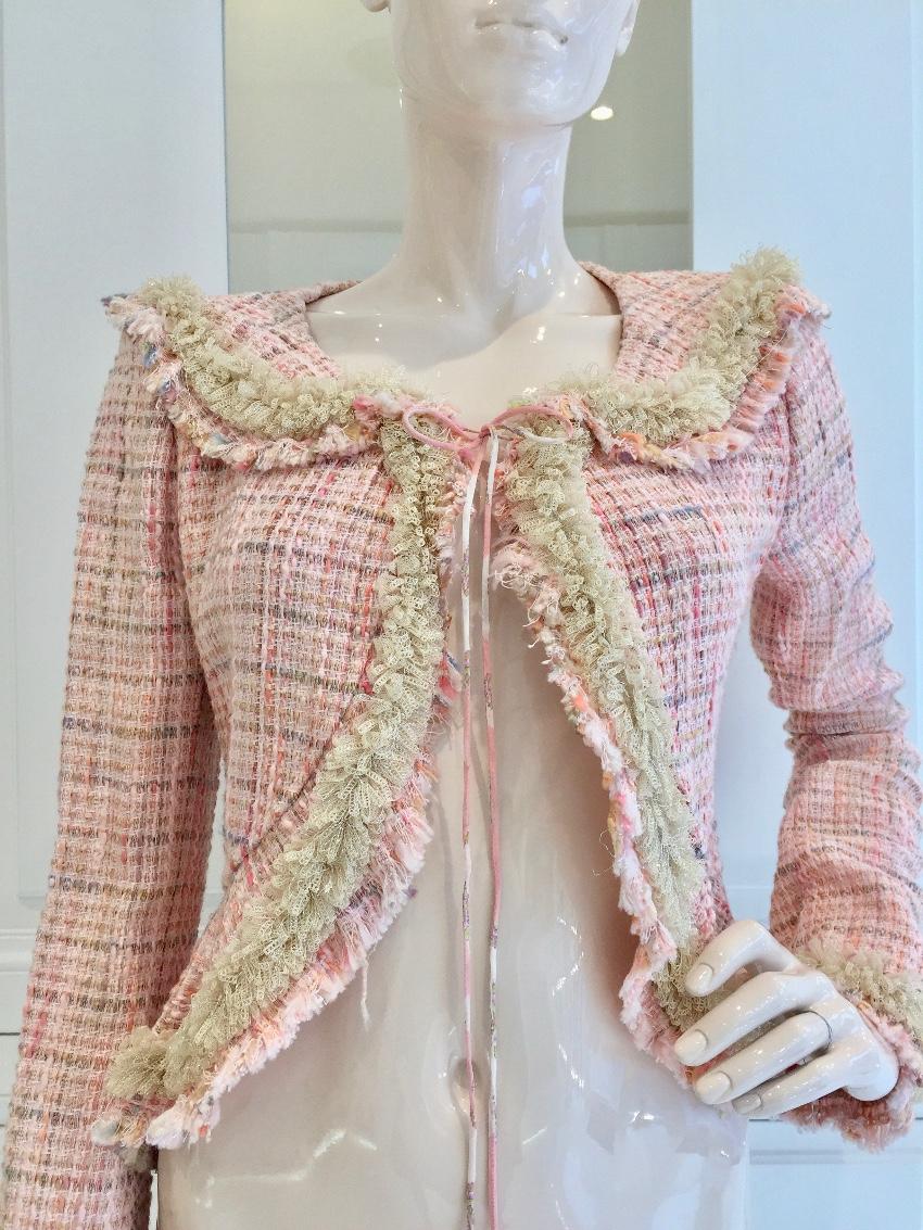 Ungaro Pink Lesage Tweed Jacket