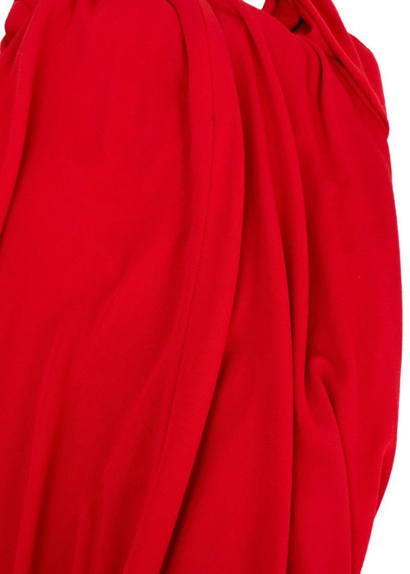 Gucci Red Open Back Sleeveless Dress