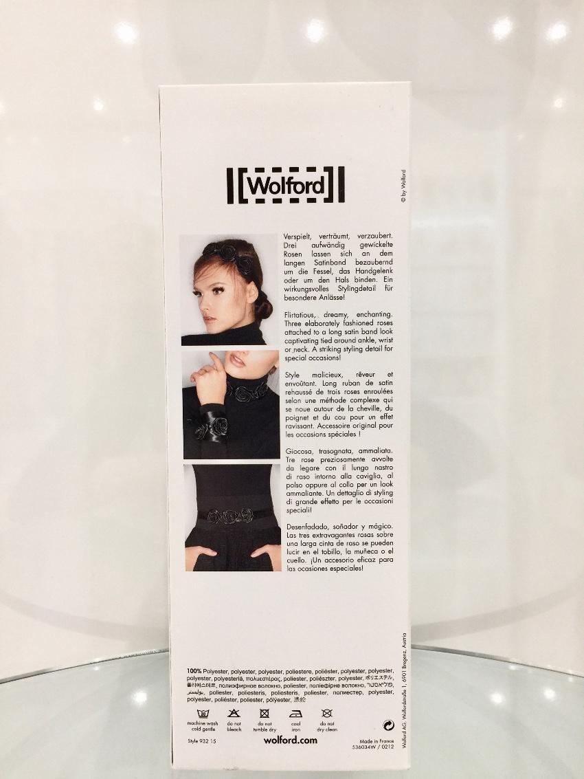 Wolford Limited Edition Satin Rose Gaiters