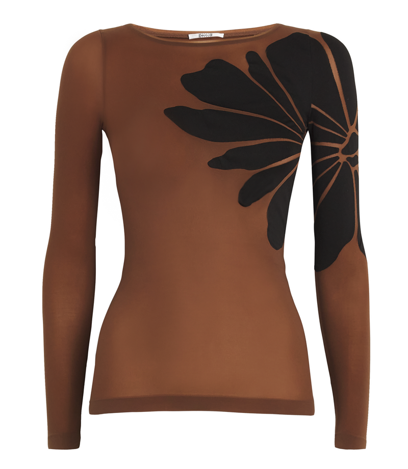 Wolford Marco Body Tattoo Top Long Sleeves