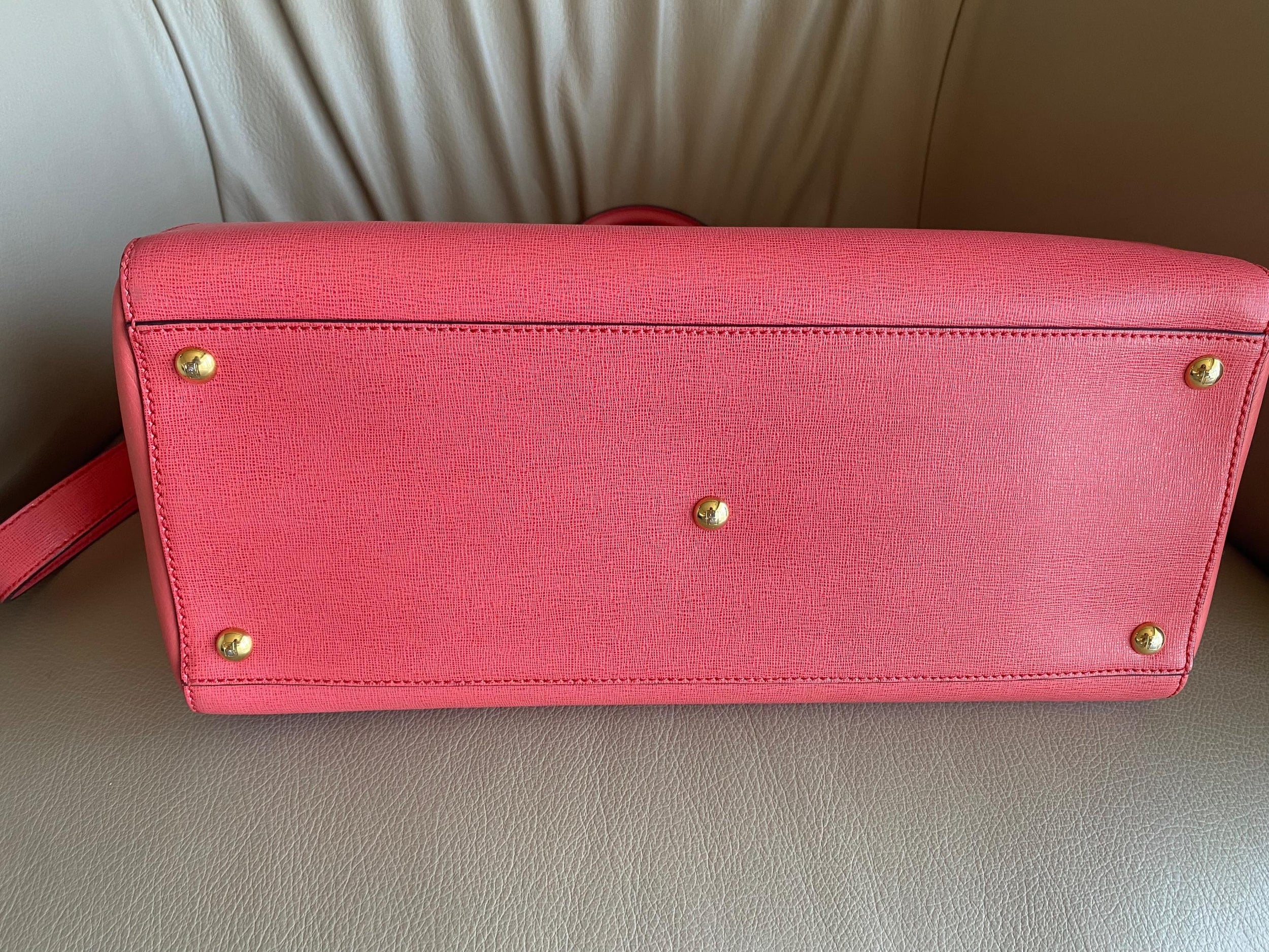 Rose Ecstasy Leather 2Jours Tote