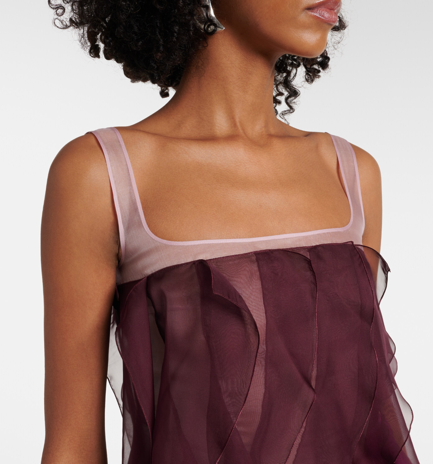 Nensi Dojaka Kiera Ruffled Tiered Mini Dress