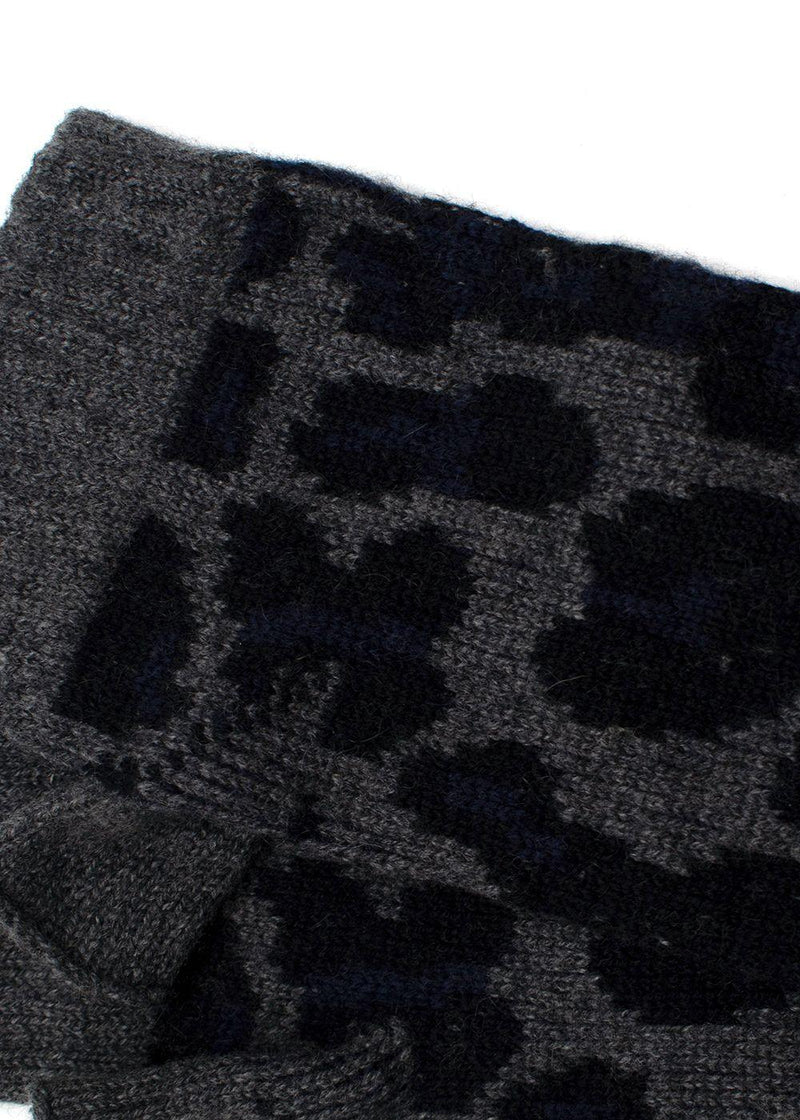 Bespoke Leopard Print Mittens