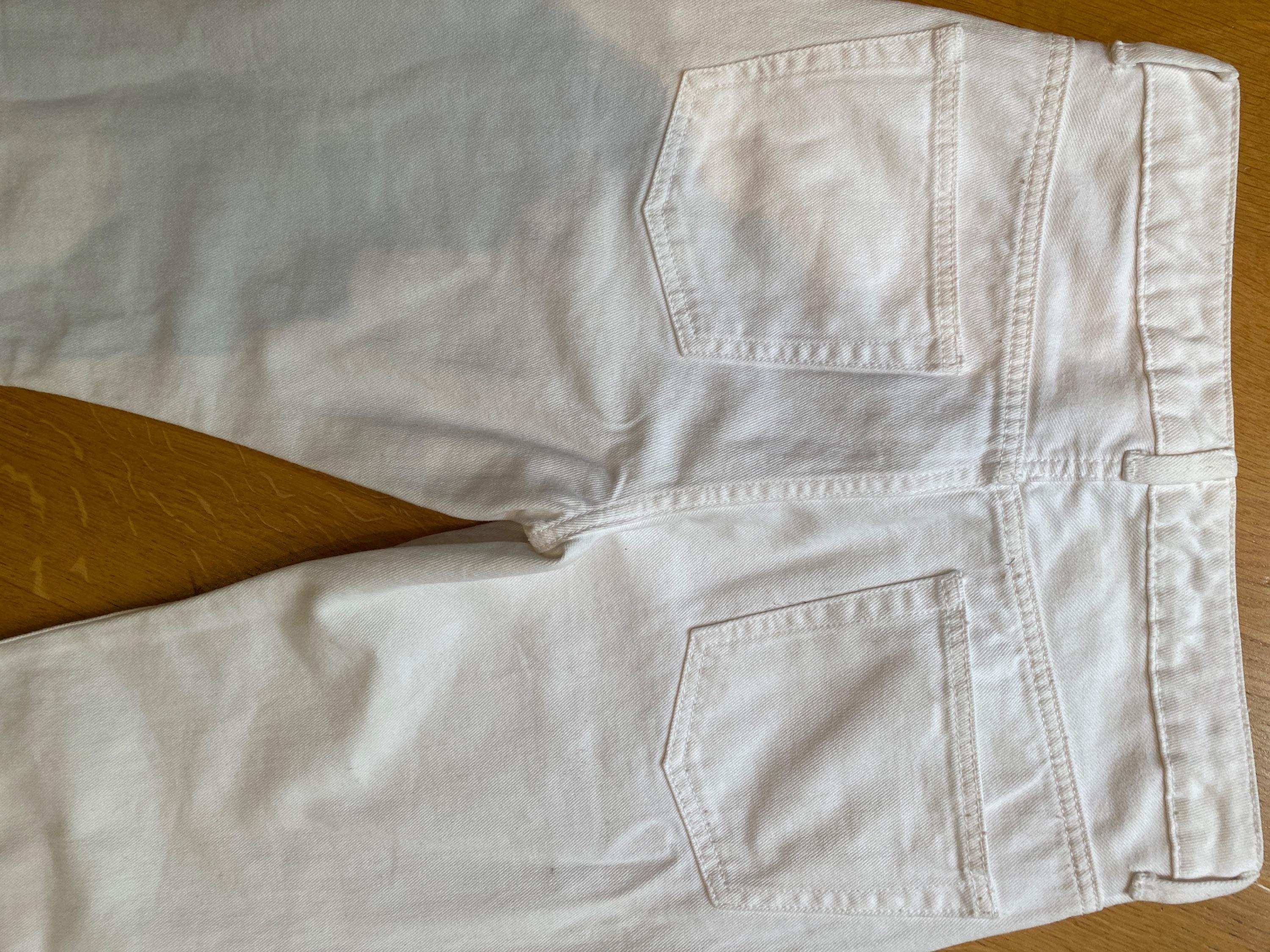 Raey White Plank Straight Leg Jeans
