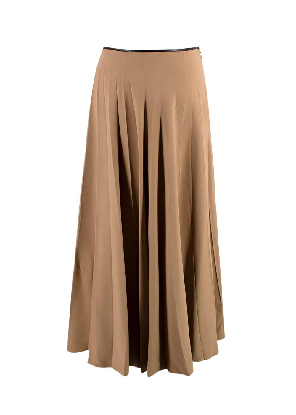 Peter Do High-rise Stretch-crêpe Midi Skirt