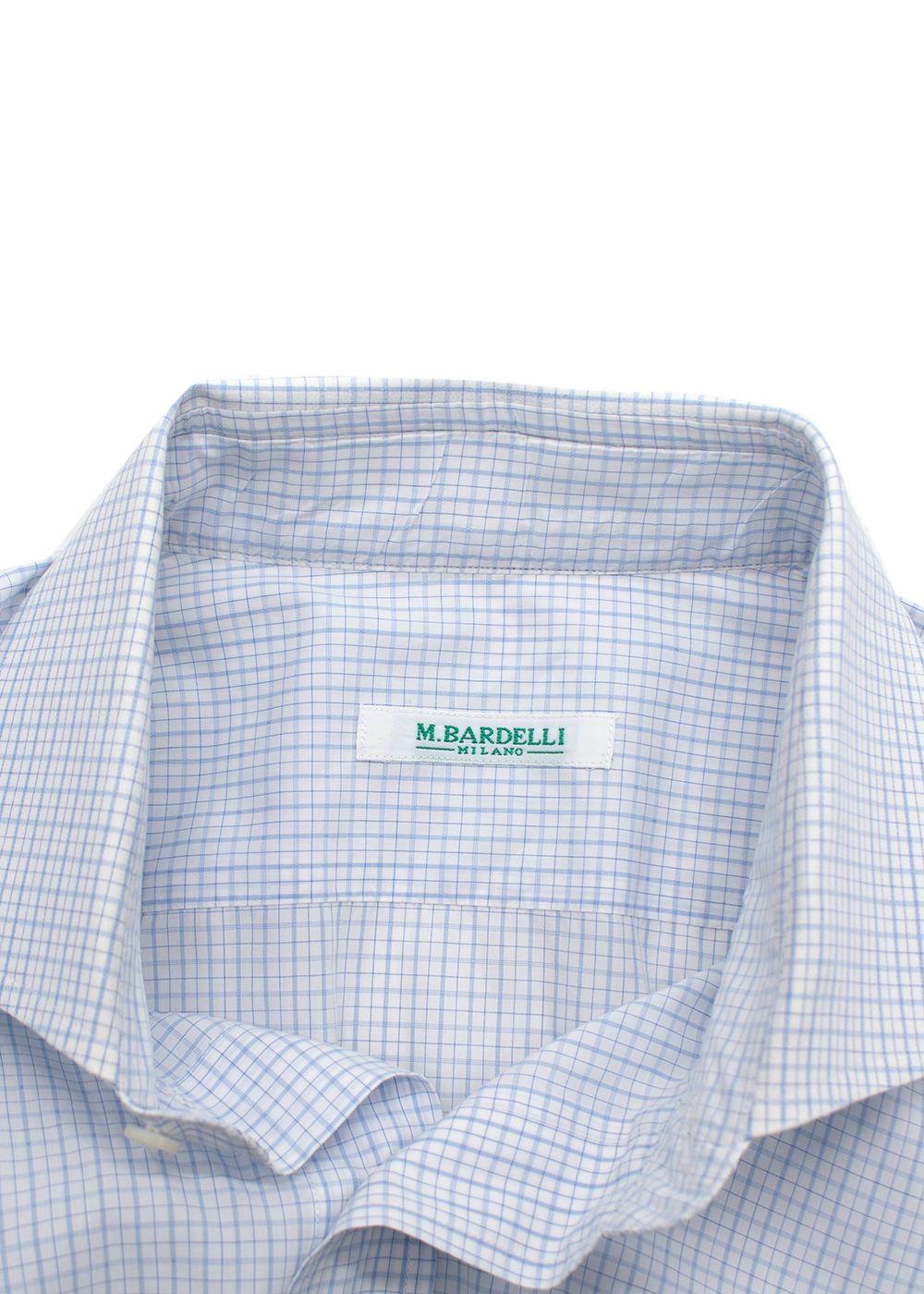 M.Bardelli Pale Blue Check Shirt