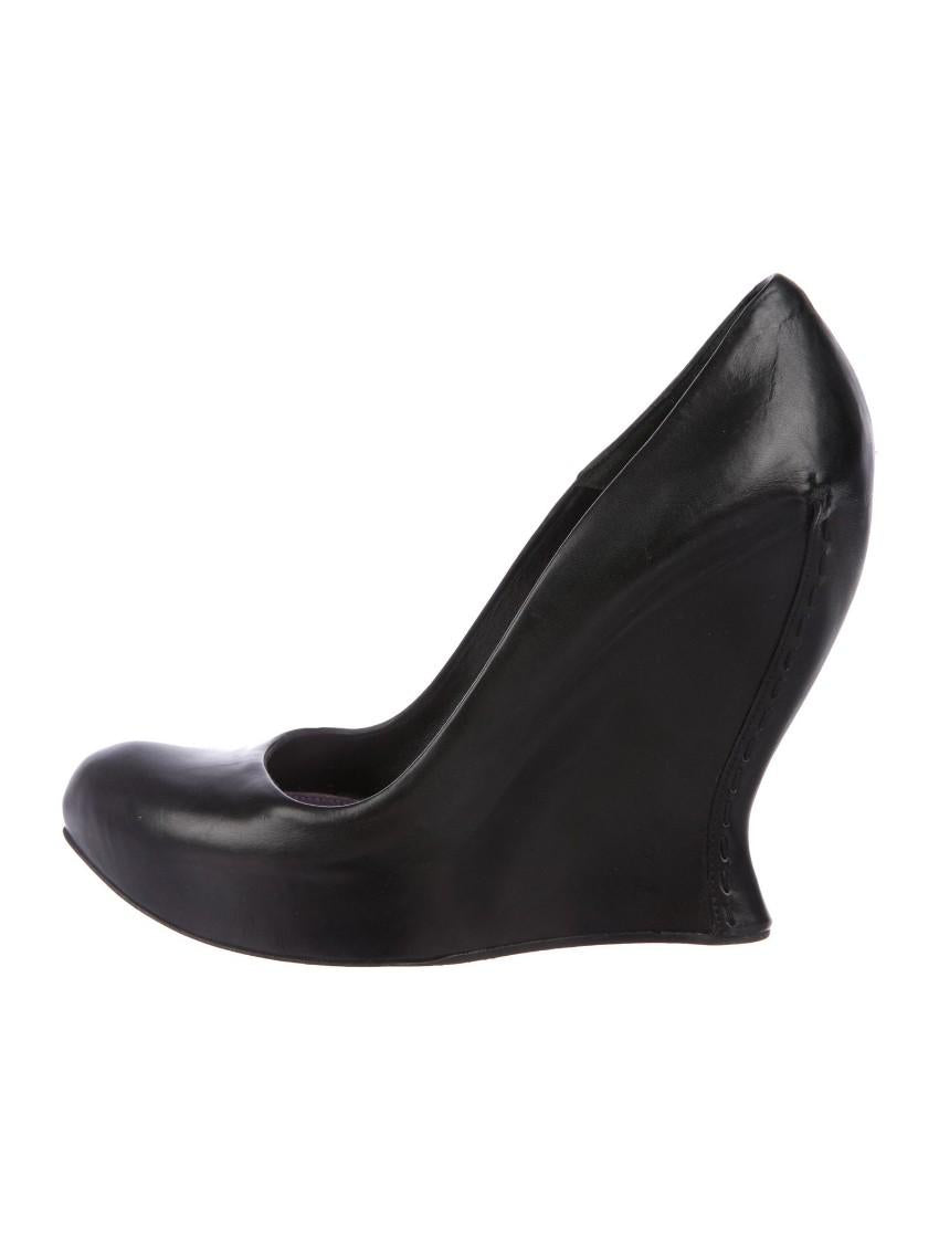 Alexander McQueen Curved Wedge Pumps