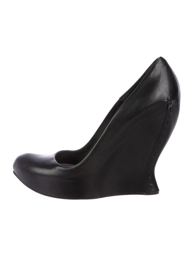 Alexander McQueen Curved Wedge Pumps