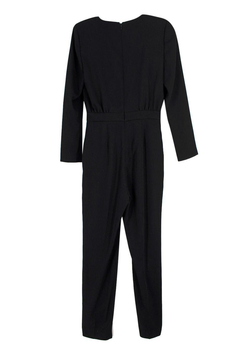 Givenchy Black Longsleeve Tailored Jumpsuit