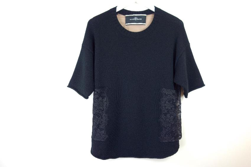 By Malene Birger black wool 'Biby' sweater