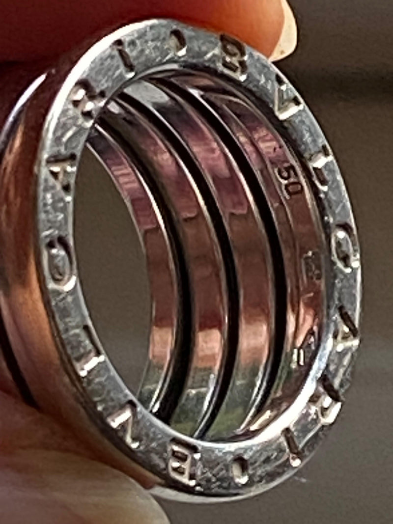 Bvlgari B Zero 1 White Gold 4 Band Ring