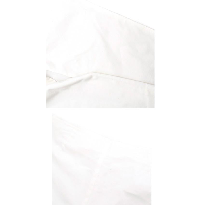 Escada Sport White Cropped Trousers