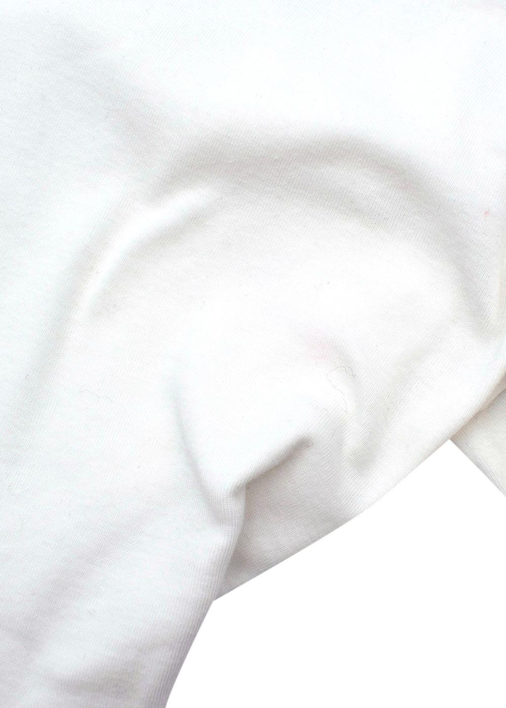 White Cotton Turtle Neck Jumper