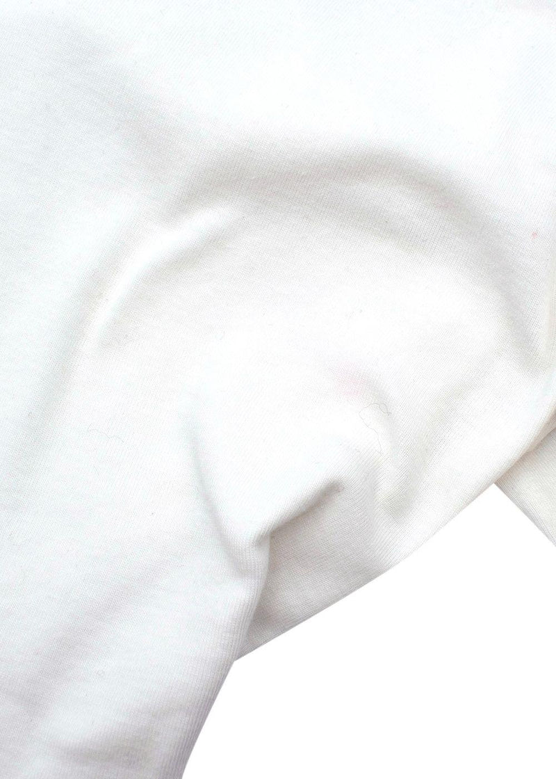 White Cotton Turtle Neck Jumper