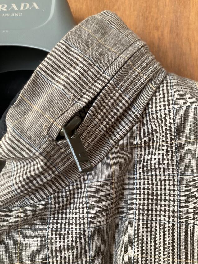 Y3 Yohji Yamamoto Prince of Wales Check Sleeveless Jacket