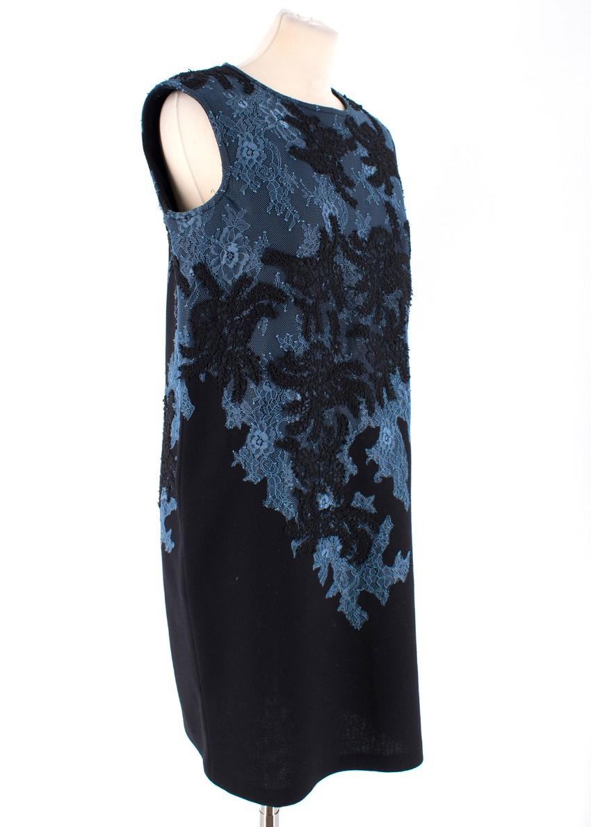 Ermanno Scervino Lace Applique Shift Dress