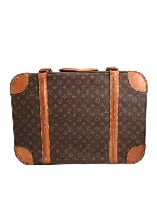 Louis Vuitton Vintage Brown Monogram Stratos Suitcase