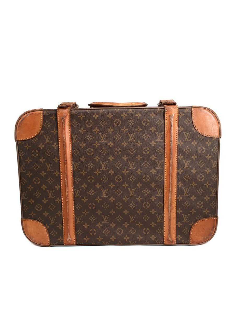 Louis Vuitton Vintage Brown Monogram Stratos Suitcase
