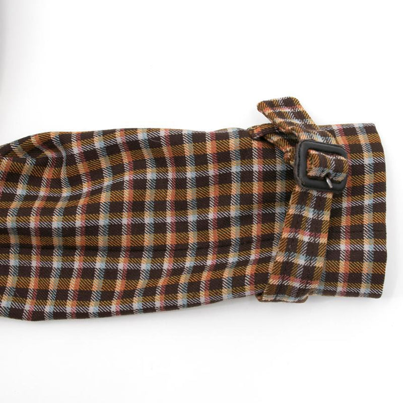 Prada Wool  Check Midi Coat