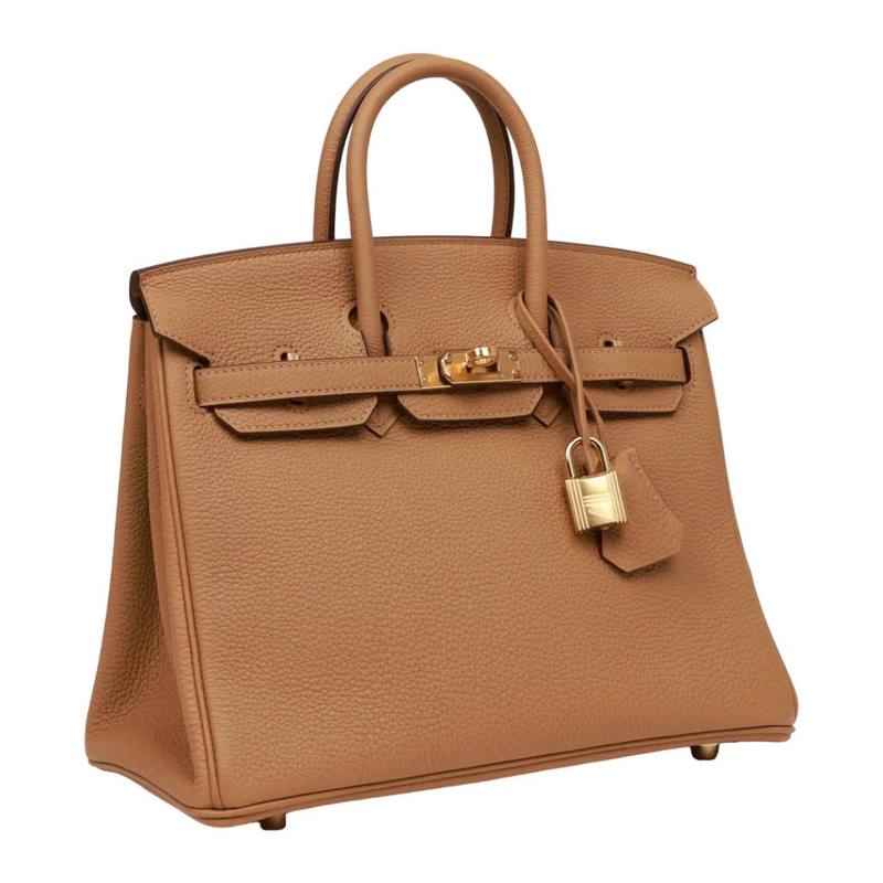 Hermès Birkin 25cm Togo Biscuit Gold Hardware