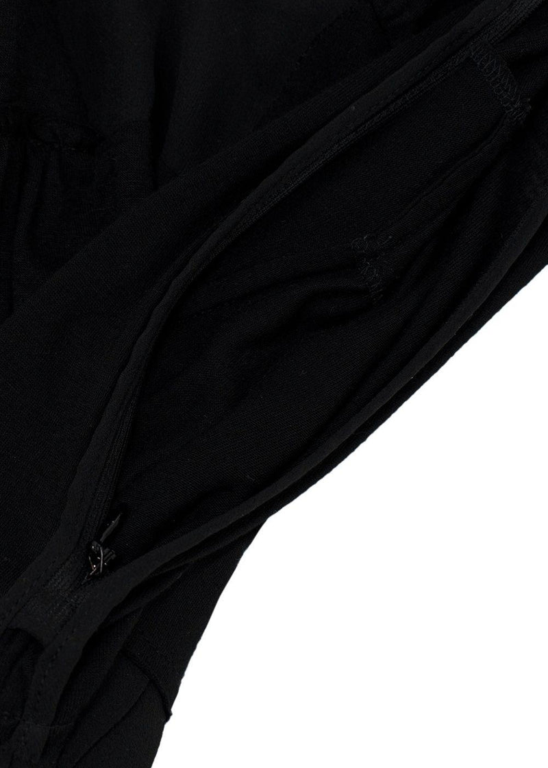Costume National Black Vest Top