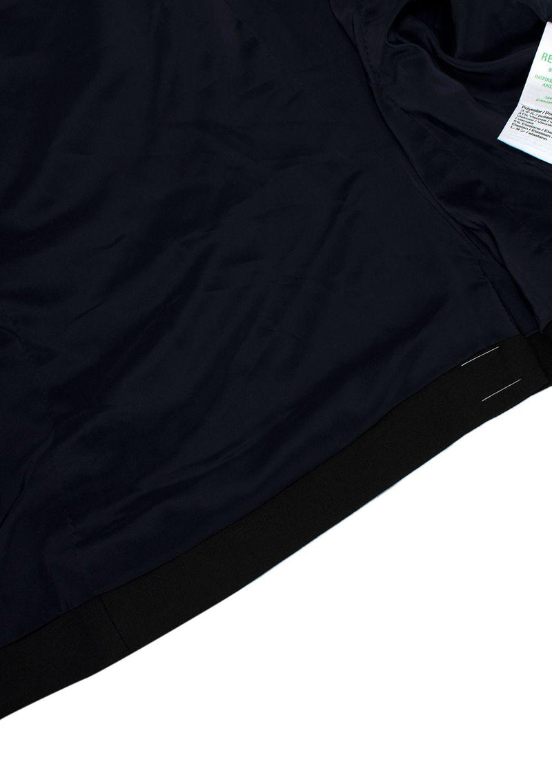 J Crew Black Cropped Double Breasted Blazer