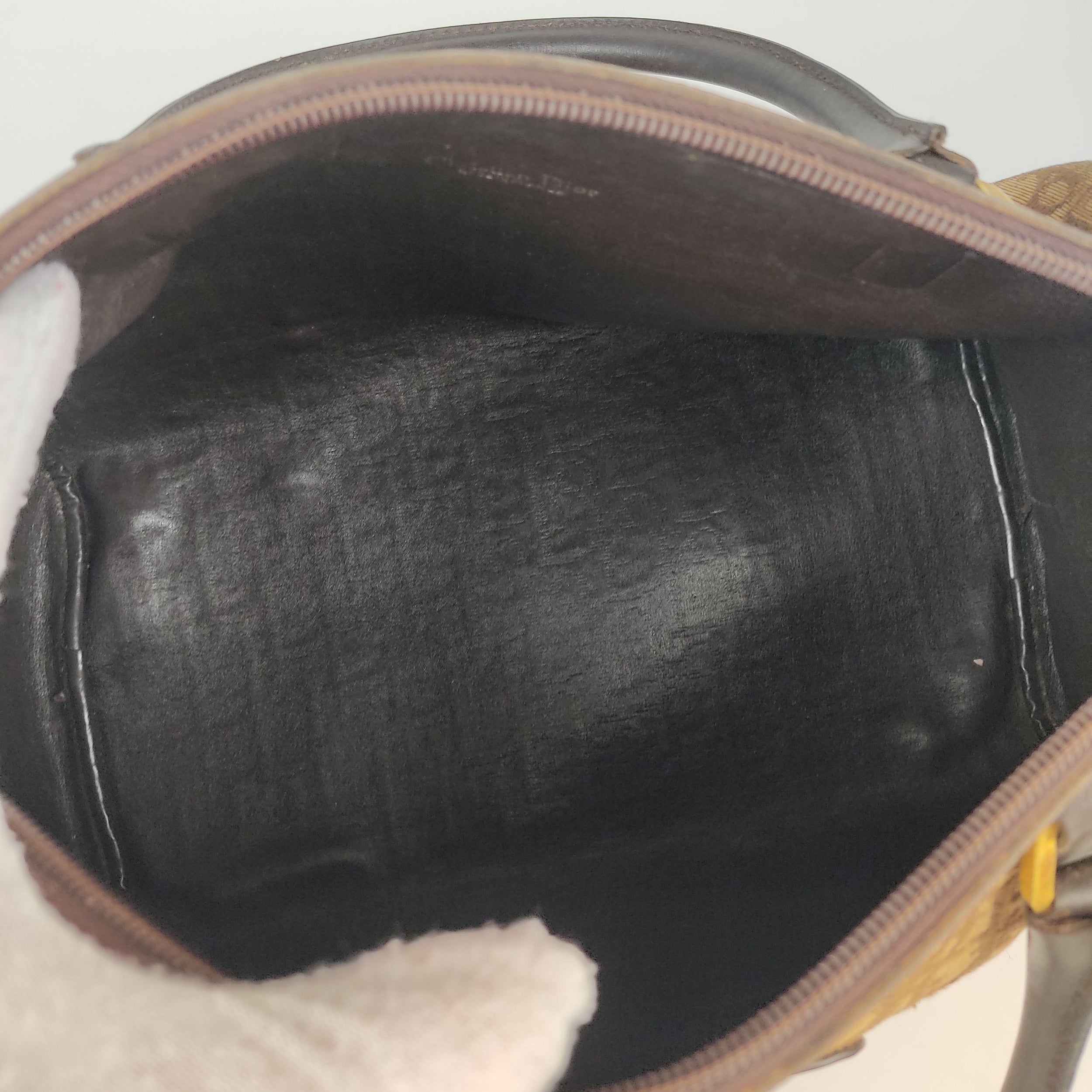 Vintage brown Oblique jacquard Trotter bag