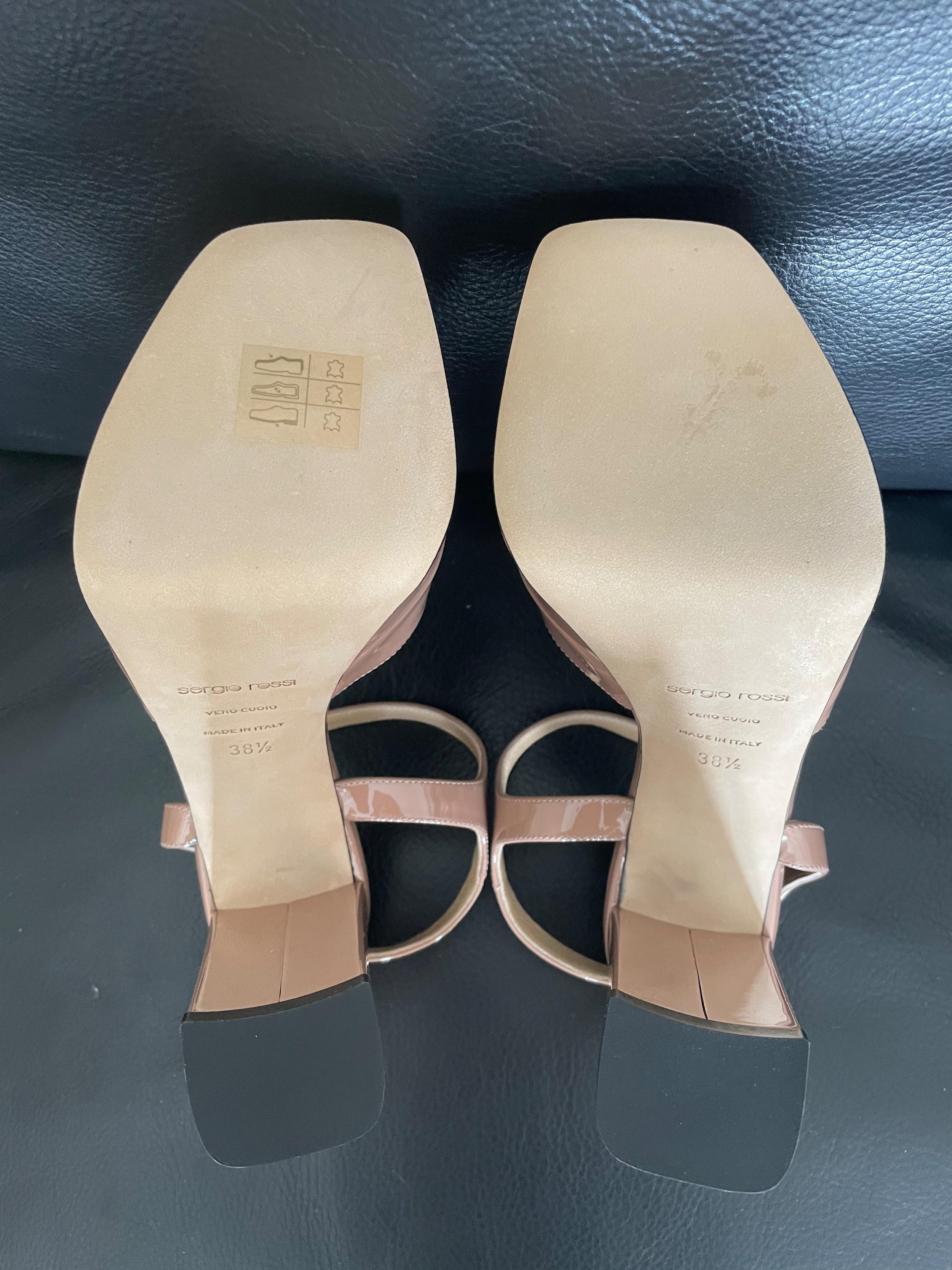 Monica Patent Leather Platform Sandals