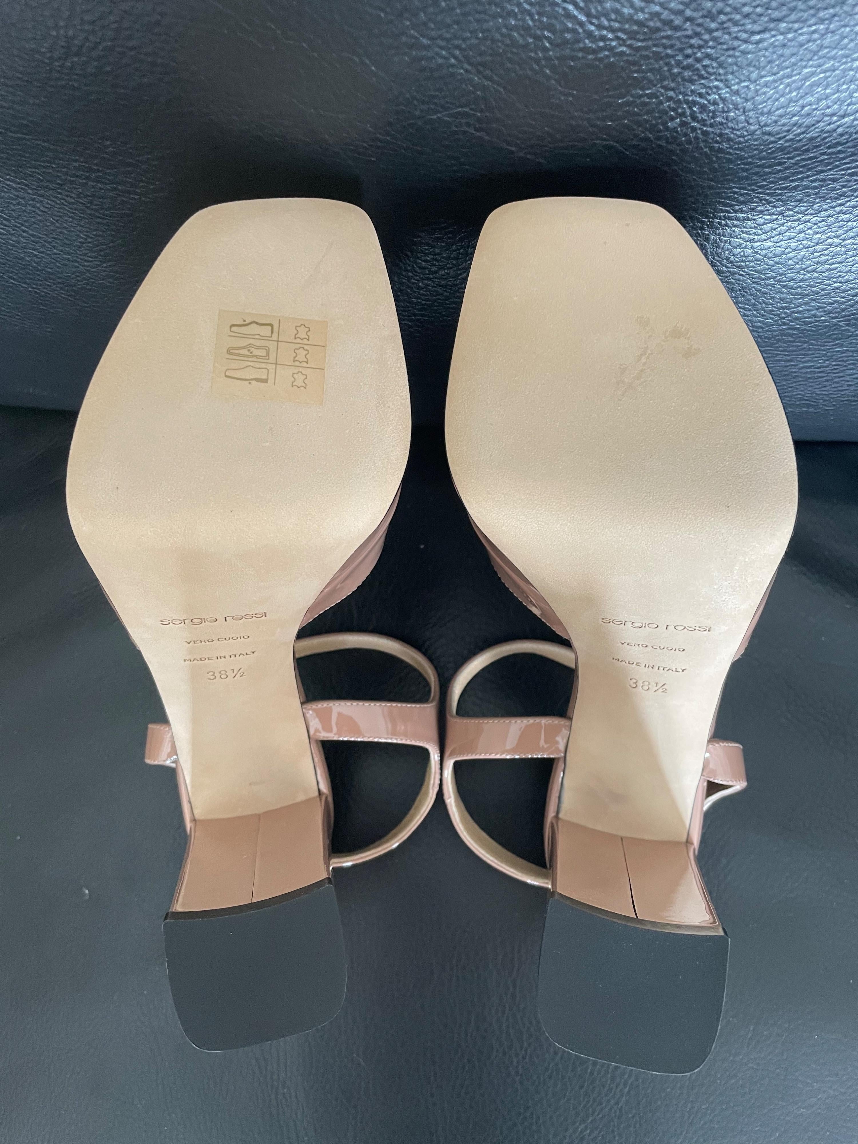 Monica Patent Leather Platform Sandals