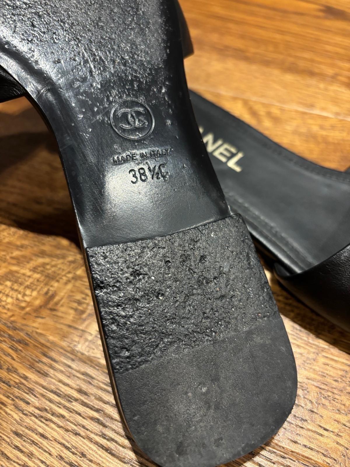 Chanel Embellished CC Slides