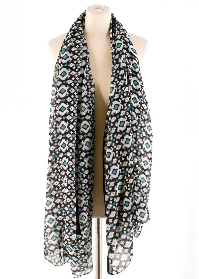Bespoke Geometric Print Scarf