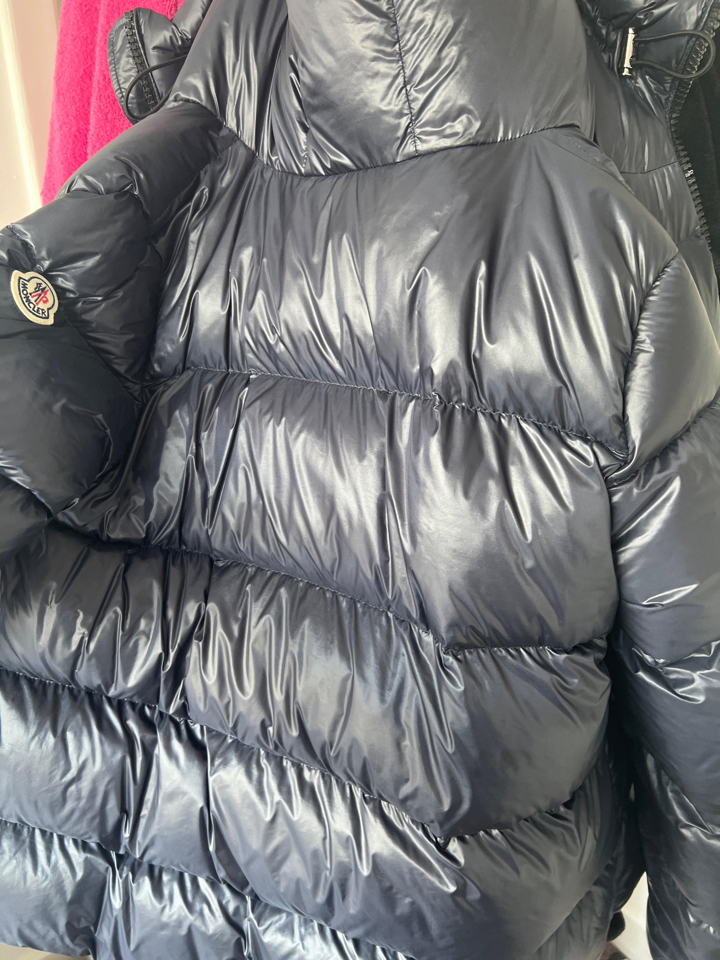 Moncler Navy Seritte Puffer Jacket