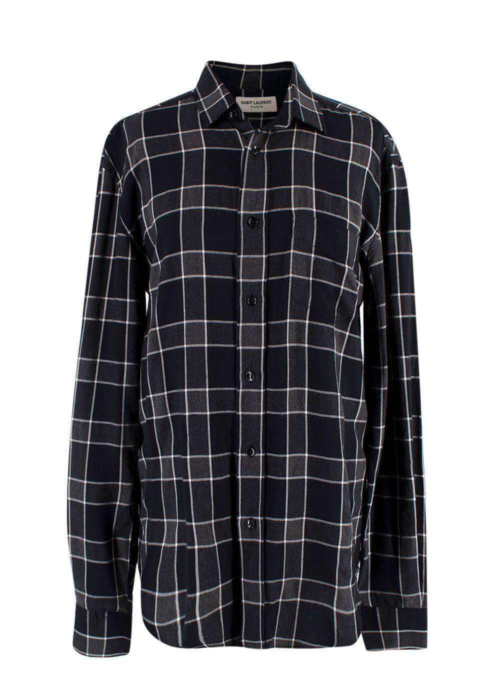 Saint Laurent Chequered Shirt