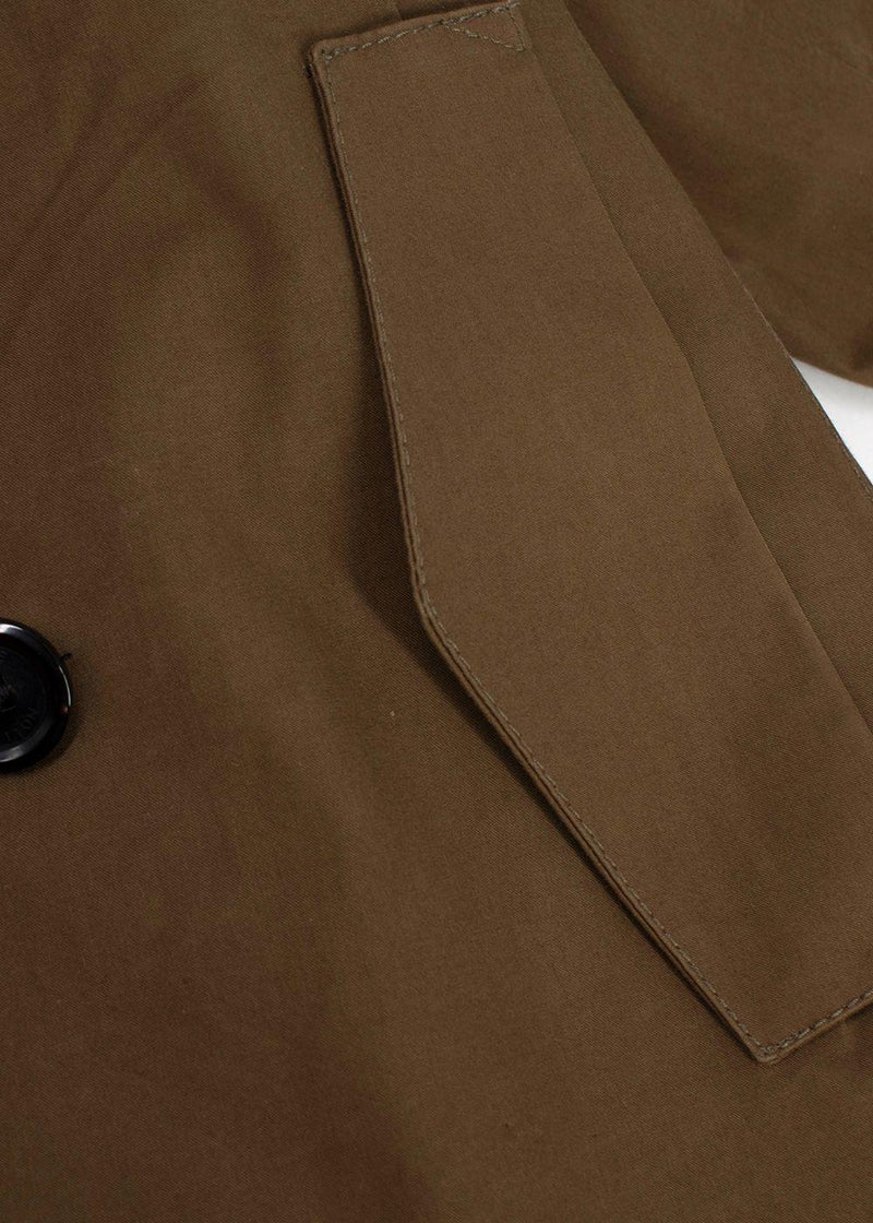 Louis Vuitton Double Breasted Cotton Mackintosh