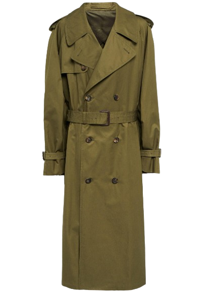 Wardrobe Nyc Khaki Double Breasted Trench Coat