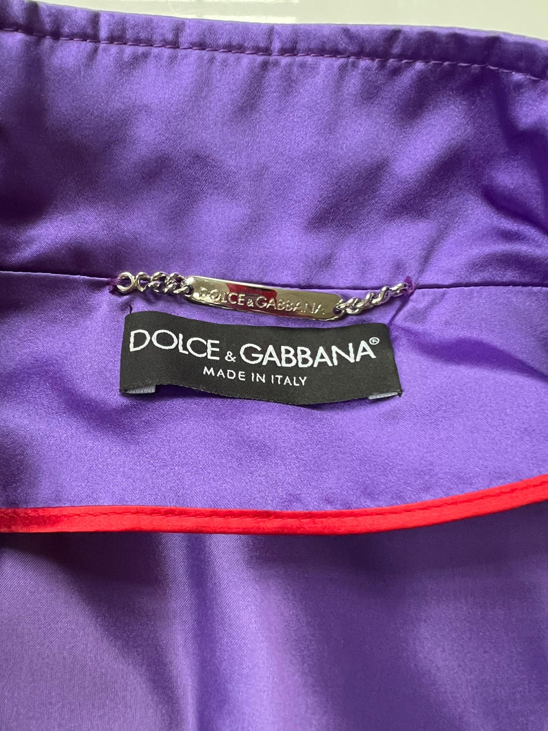 Purple Silk Jacket